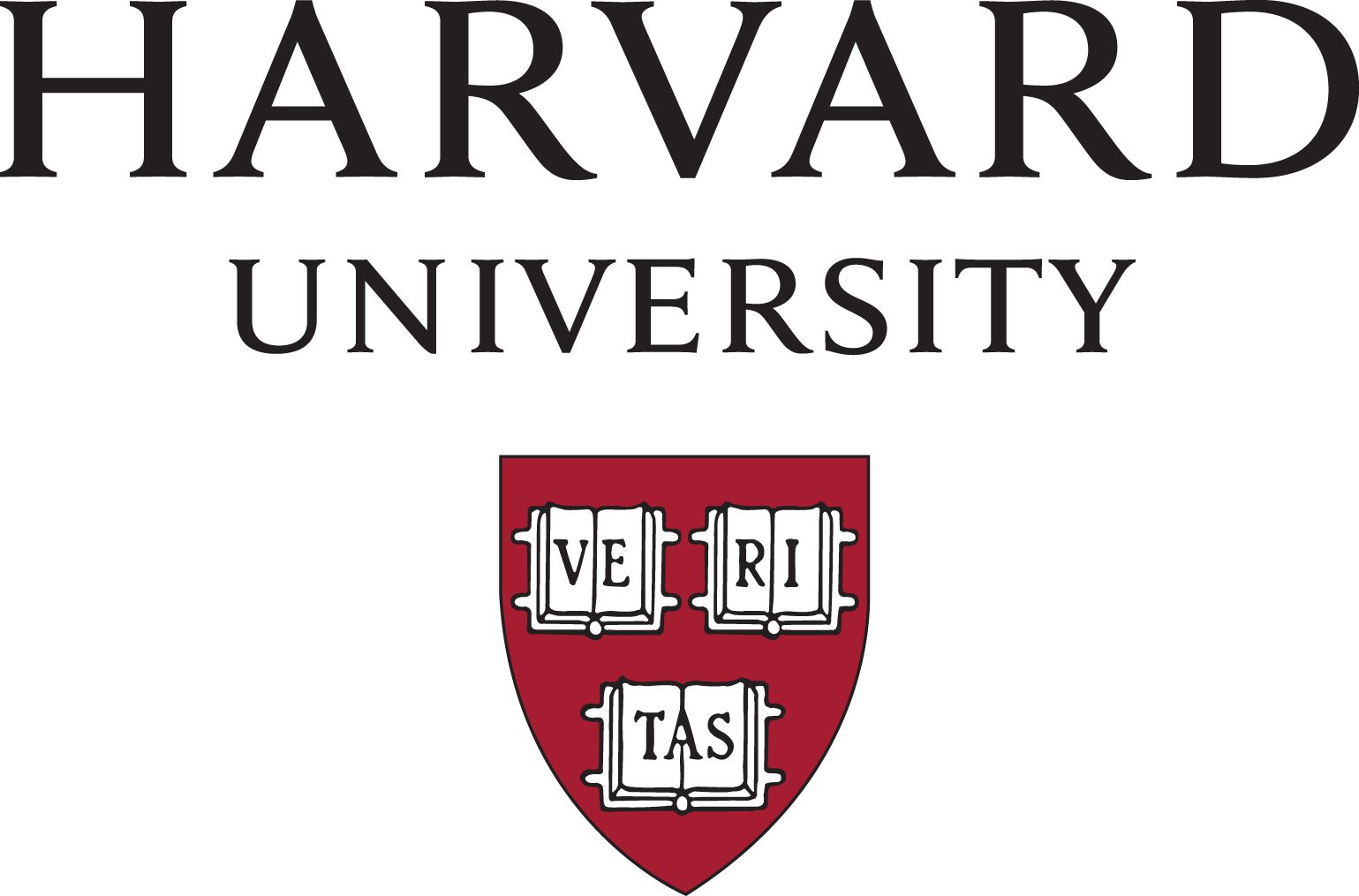 A logo of harvard university and the seal of the school.